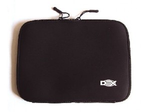 Capa para Notebook Neoprene com zíper preta ou rosa   