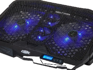 Base Suporte Notebook Até 17,3´ 4 Cooler Fan 2 Usb Led Azul