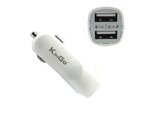 Fonte Carregador Veicular dual USB - Kingo
