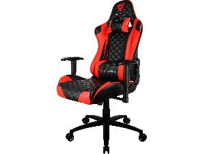 Cadeira Gamer Profissional TGC12 Preta/Vermelha THUNDERX3