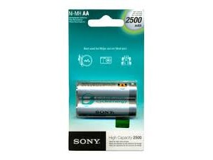 Pilha sony recarregavel c/ 2AA  2500mha