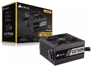 Fonte Corsair 750W 80 Plus Bronze Semi Modular CX750M