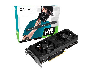 Placa de Vídeo RTX 3060 1-Click OC Galax GeForce, 12GB GDDR6, LHR, DLSS, Ray Tracing
