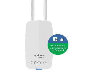 Roteador Wireless com check-in no Facebook - Intelbras Hotspot 300